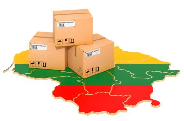 Litvanya haritasında parseller