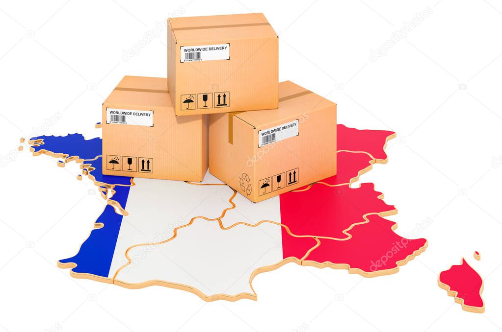 Parcels on the French map