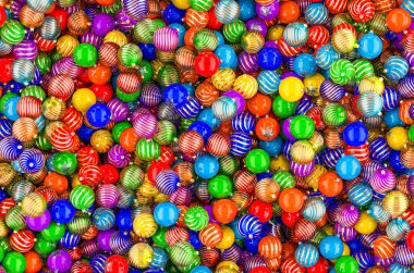 Renkli Noel balolarının geçmişi. 3B görüntüleme 