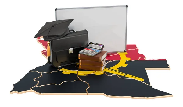 Business Education Angola Konzept Darstellung Isoliert Auf Weißem Hintergrund — Stockfoto