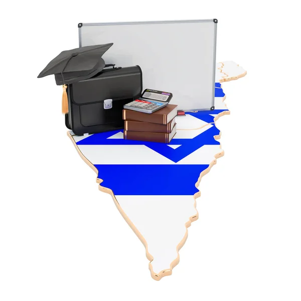 Educación Empresarial Israel Concepto Representación Aislado Sobre Fondo Blanco — Foto de Stock