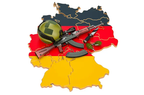 Fuerza Militar Ejército Conflicto Bélico Alemania Concepto Representación Aislada Sobre — Foto de Stock