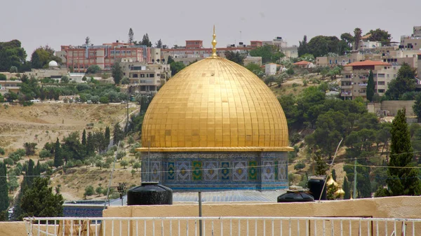 Cupola Della Roccia Haram Sharif Sul Monte Del Tempio — Foto Stock