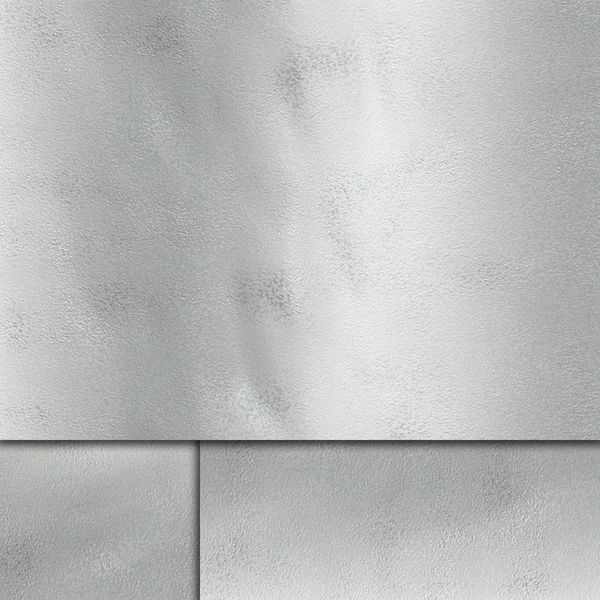 Silver Metal Banner Illustration — Stock Photo, Image