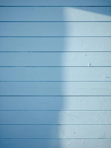 Embarque Madera Azul Pastel Con Luz Sombra —  Fotos de Stock