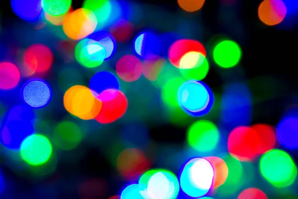Luzes de Natal, bokeh borrão, luz bokeh, fundo bokeh — Fotografia de Stock