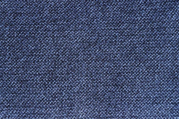 Blue knit fabric knitted fabric close-up as the background