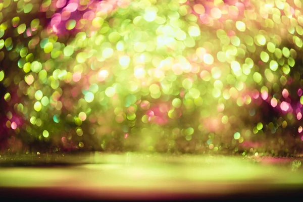 Bokeh Glitter Bunt Verschwommener Abstrakter Hintergrund Für Geburtstag Jubiläum Hochzeit — Stockfoto