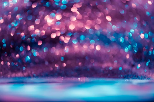 Bokeh Glitter Bunt Verschwommener Abstrakter Hintergrund Für Geburtstag Jubiläum Hochzeit — Stockfoto