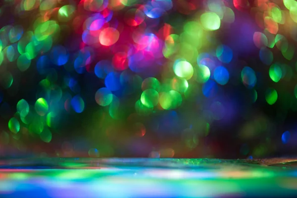Bokeh Glitter Kleurrijke Wazig Abstracte Achtergrond Voor Verjaardag Jubileum Bruiloft — Stockfoto