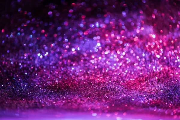 Bokeh Glitter Värikäs Sumea Abstrakti Tausta Syntymäpäivä Vuosipäivä Häät Uudenvuodenaatto — kuvapankkivalokuva