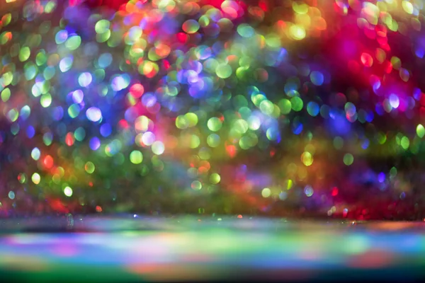 Bokeh Glitter Colorfull Fondo Abstracto Borroso Para Cumpleaños Aniversario Boda —  Fotos de Stock