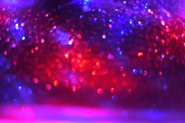 Bokeh Paillettes Colorfull Fond Abstrait Flou Pour Anniversaire Anniversaire Mariage — Photo