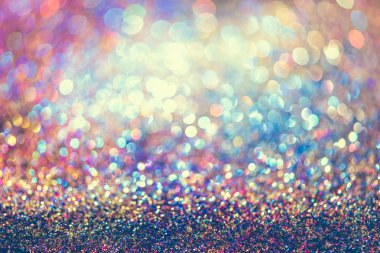 Altın bokeh arka plan Derma bulanık glitter Doğum günü, yıldönümü, düğün, yeni yıl arifesi ya da Noel için.
