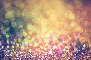 Altın bokeh arka plan Derma bulanık glitter Doğum günü, yıldönümü, düğün, yeni yıl arifesi ya da Noel için.