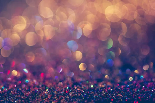 Altın Bokeh Arka Plan Derma Bulanık Glitter Doğum Günü Yıldönümü — Stok fotoğraf