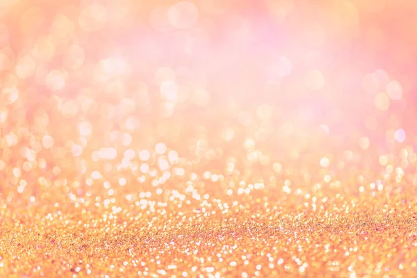 Gold Glitzern Bokeh Bunten Verschwommenen Abstrakten Hintergrund Für Geburtstag Jahrestag — Stockfoto