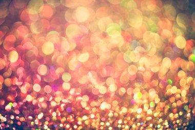 Altın bokeh arka plan Derma bulanık glitter Doğum günü, yıldönümü, düğün, yeni yıl arifesi ya da Noel için.