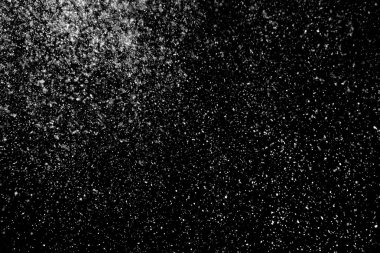 Kara Arkaplan 'a Yağan Karlar.