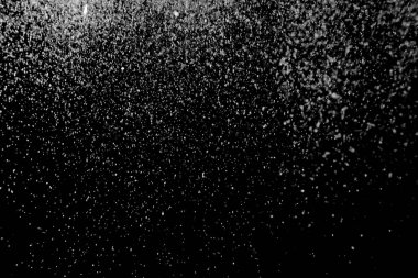 Kara Arkaplan 'a Yağan Karlar.