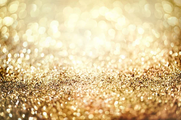 Glitter Oro Bokeh Colorfull Sfondo Astratto Offuscata Compleanno Anniversario Matrimonio — Foto Stock