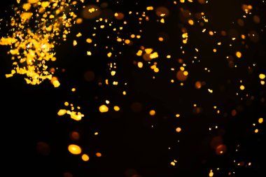 Glitter altın bokeh Derma bulanık arka plan için bir