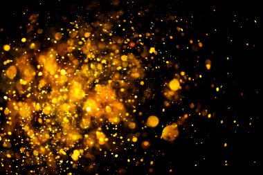 Glitter altın bokeh Derma bulanık arka plan için bir