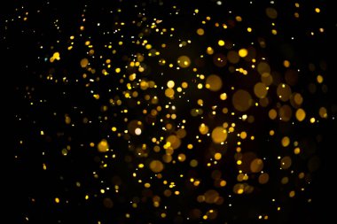 Glitter altın bokeh Derma bulanık arka plan için bir