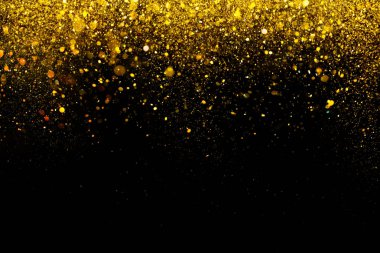Glitter altın bokeh Derma bulanık arka plan için bir