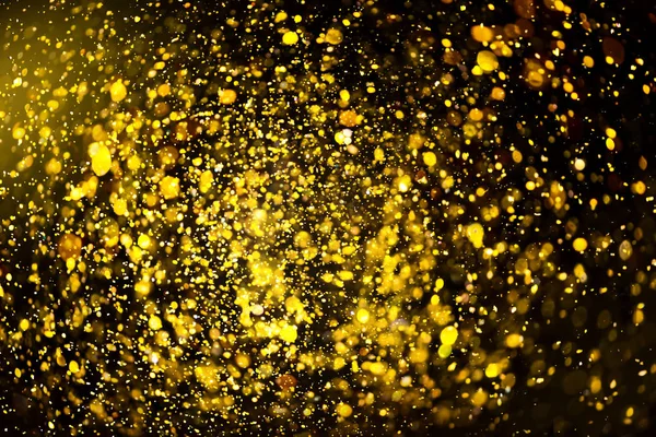Glitter gold bokeh Colorfull Fondo abstracto borroso para bir — Foto de Stock
