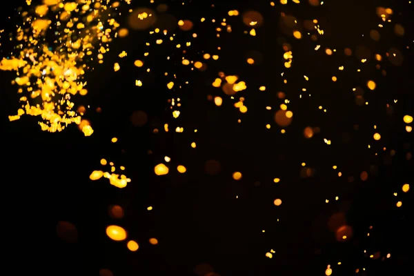 Glitter gold bokeh Colorfull Fondo abstracto borroso para bir —  Fotos de Stock