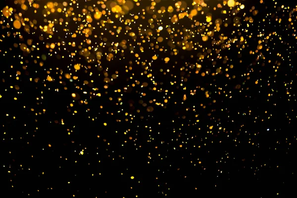 Glitter ouro bokeh colorido desfocado abstrato fundo para bir — Fotografia de Stock