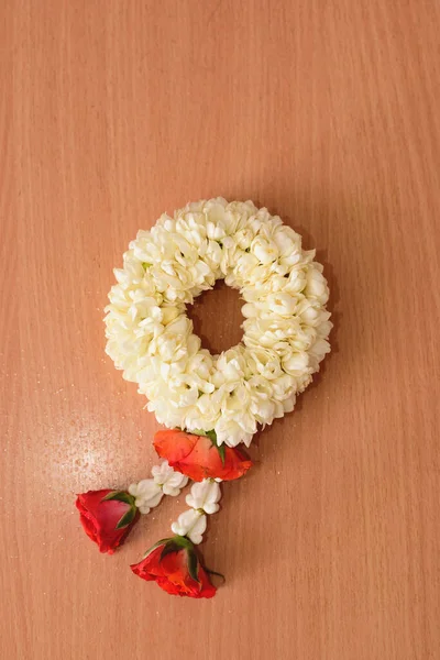 泰国传统茉莉花环 在泰国的母亲节的象征 — 图库照片