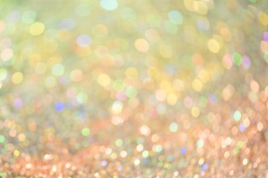 Doğum günü, yıldönümü, düğün, yeni yıl arifesi ya da Noel arifesi için parlak, bulanık ve soyut bir arka plan.