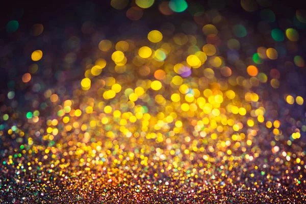Bokeh Effekt Glitter Farverig Sløret Abstrakt Baggrund Til Fødselsdag Jubilæum - Stock-foto