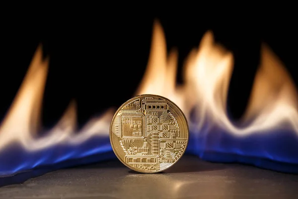 Iko Konzept Der Risiken Der Investition Elektronische Währungen — Stockfoto