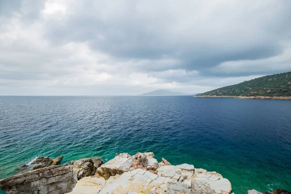 Zatoka Morzu Egejskim Okolicy Bodrum Ośrodek Wypoczynkowy Turcji — Zdjęcie stockowe