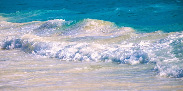 Хвиля Піни Атлантичному Океані Пунта Кана Домініканська Республіка — стокове фото