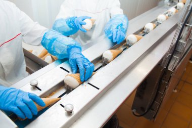 Otomatik dondurma üretim hattı