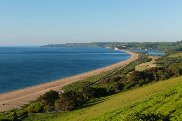 Slapton 金沙海滩和英格兰海岸德文郡英国 — 图库照片