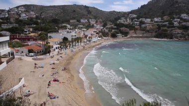El Portet Costa Blanca kumsalda ile Moraira İspanya İspanyol köyü yakınlarında