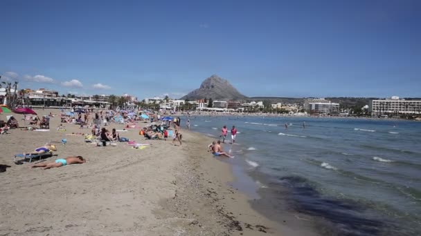 Javea Xabia Costa Blanca España Una Ciudad Costera Provincia Alicante — Vídeo de stock