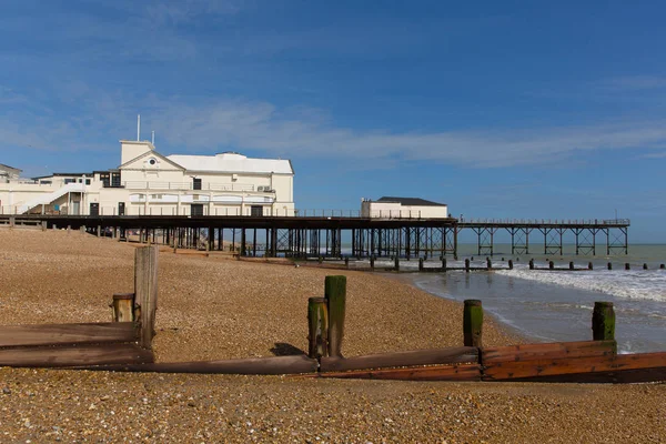 Bognor Muelle Inglaterra Reino Unido Destino Vacaciones West Sussex — Foto de Stock