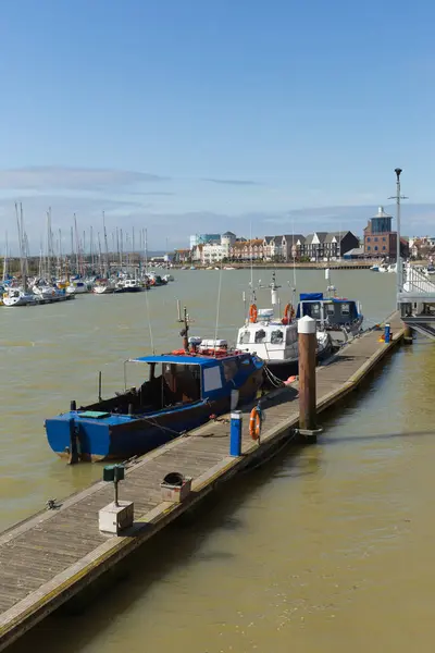Littlehampton Harbour West Sussex England River Arun Boats — Stock Photo, Image