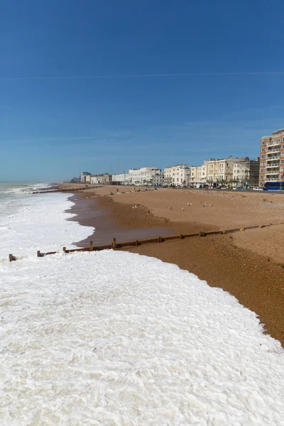 Worthing Beach England Storbritannien Söder Kuststad West Sussex — Stockfoto