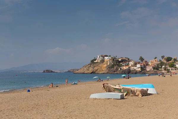 Strand Van Bolnuevo Bij Mazarron Murcia Spanje — Stockfoto