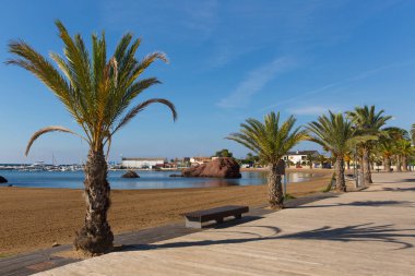 Puerto de Mazarron İspanya Playa de la Ermita plajı