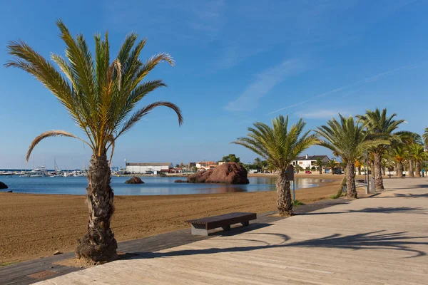 Stranden Puerto Mazarron Spanien Playa Ermita — Stockfoto