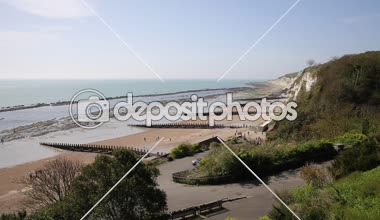 Güney Batı Yakası görünümü Eastbourne beach Doğu Sussex İngiltere İngiltere