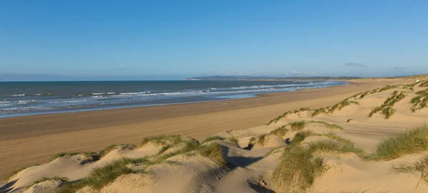 Camber Sands Beach East Sussex Красивый Песчаный Пляж Вблизи Rye — стоковое фото